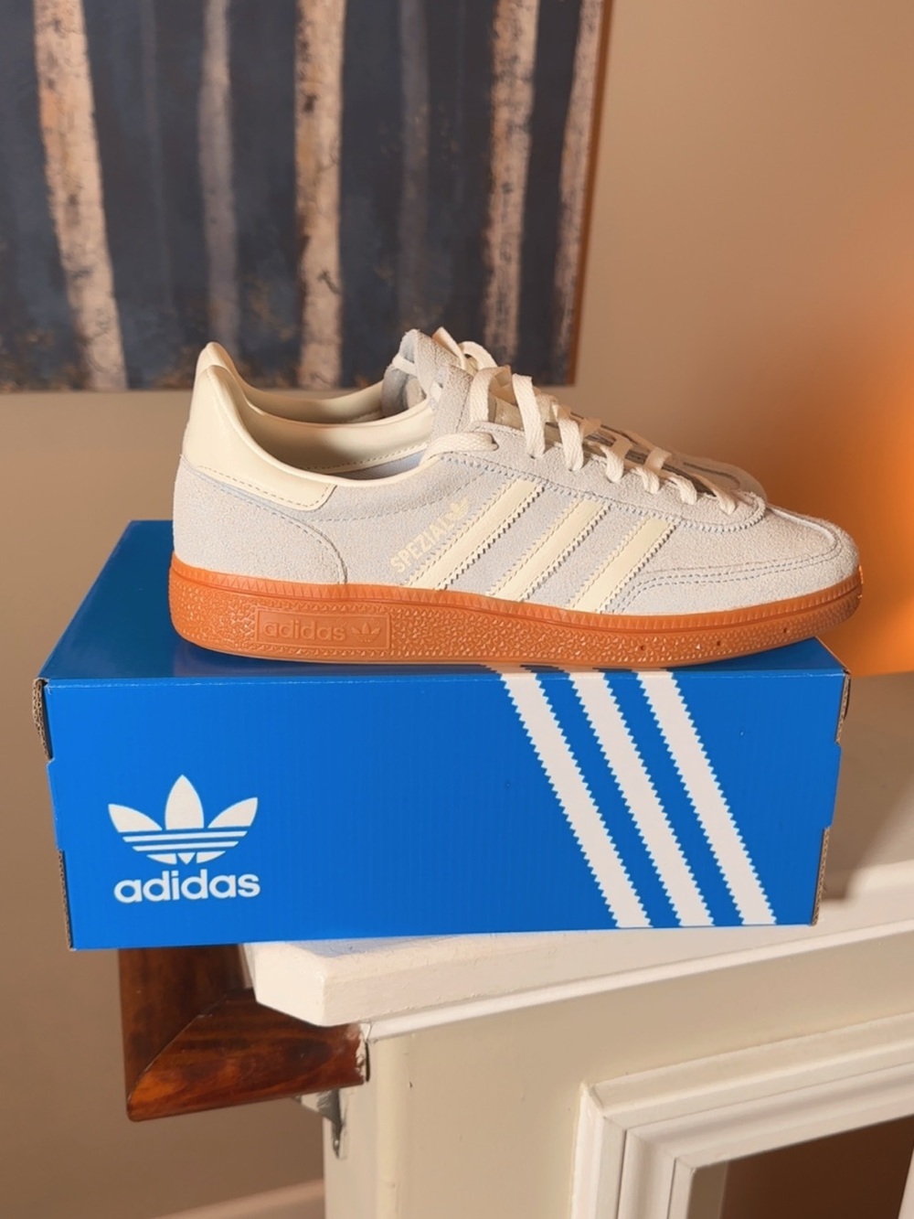 Adidas SPEZIAL Womens Suede Sneakers with Gum Sole